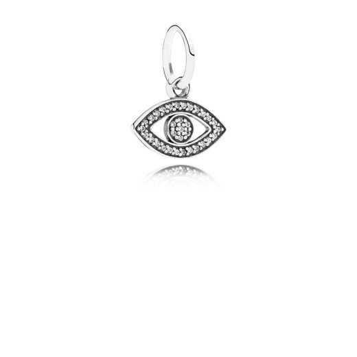 Pandora Symbol intuicji pandora bialy srebrna
