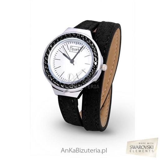 Duży zegarek Swarovski LUMMER ankabizuteria-pl czarny duży