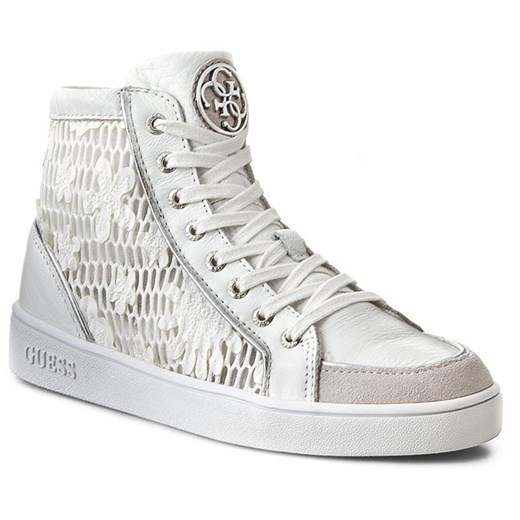 Sneakersy GUESS - Grace2 FLGRC1 ELE12  WHITE eobuwie-pl szary jesień