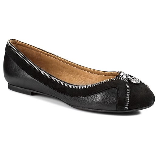 Baleriny ARMANI JEANS - Z55C1 43 12 Black eobuwie-pl czarny wiosna
