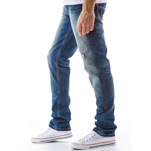 Męskie spodnie (ux0132) dstreet bialy Spodnie