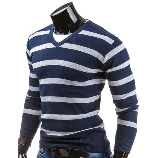 Sweter (wx0309) dstreet czarny minimalistyczny