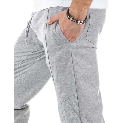 Spodnie dresowe (ux0149) dstreet szary Spodnie