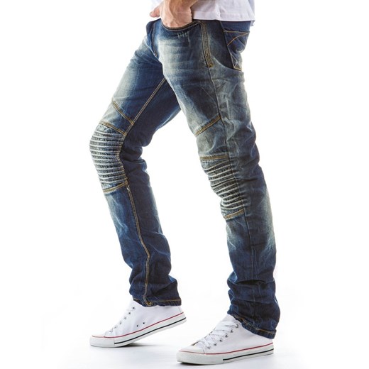 Spodnie męskie (ux0124) dstreet bialy Spodnie