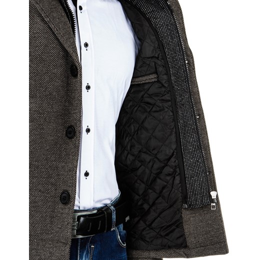 Płaszcz (cx0239) dstreet czarny modne