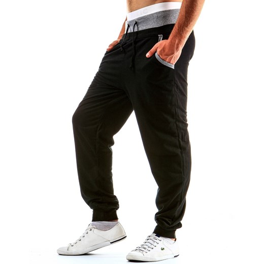 Baggy (ux0031) dstreet czarny Spodnie dresowe męskie