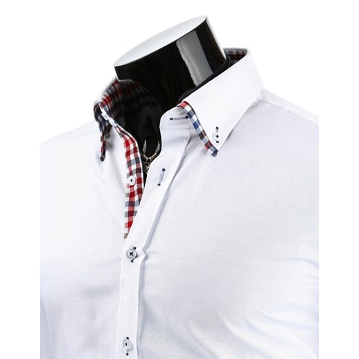 Koszula z długim rękawem (dx0606) dstreet czarny Koszule męskie slim