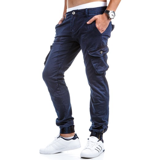Spodnie jeansowe (ux0405) dstreet bialy jeans