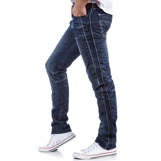 Jeansy męskie spodnie dżinsowe (ux0322) dstreet bialy jeans