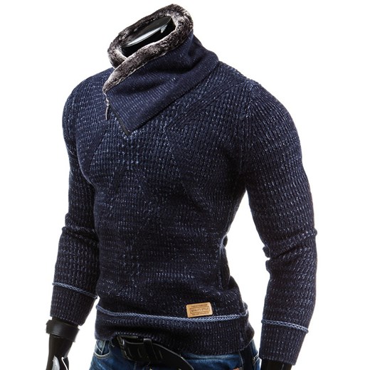 Sweter (wx0535) dstreet czarny męskie