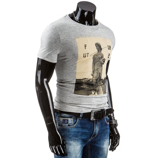 Koszulka męska z krótkim rękawem (rx1452) dstreet  T-shirty męskie z nadrukiem