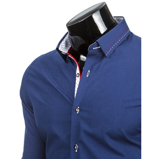 Koszula męska DSTREET granatowa (dx0846) dstreet niebieski koszule