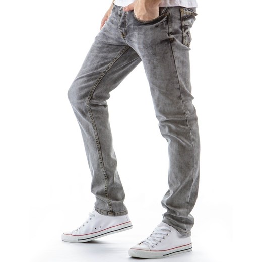 Spodnie (ux0131) dstreet bialy Spodnie