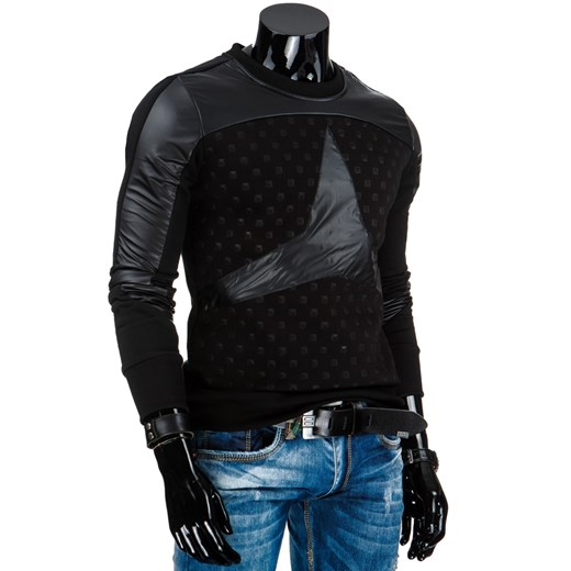 Bluza męska czarna (bx1162) dstreet czarny młodzieżowy