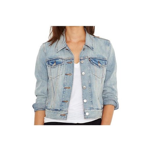 Levis Kurtki jeansowe Veste Authentic Trucker Untamed Blue Levis spartoo szary Kurtki damskie jeansowe