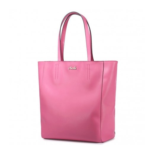 Ładny i wygodny shopper bag różowy stylowagalanteria-com rozowy casual