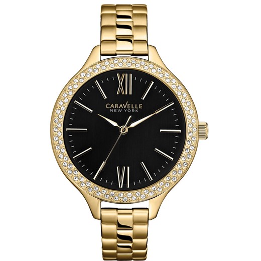ZEGAREK CARAVELLE 44L126 Nowoczesne Zegarki na rękę e-watches czarny Zegarki damskie