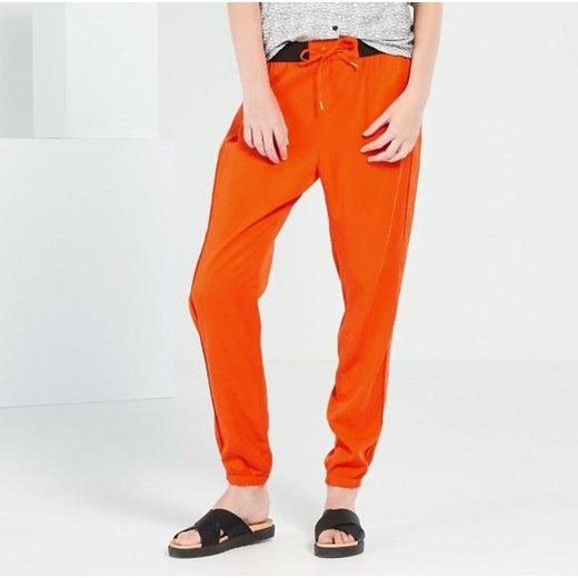 Spodnie YFL ze ściągaczami reserved pomaranczowy jesień