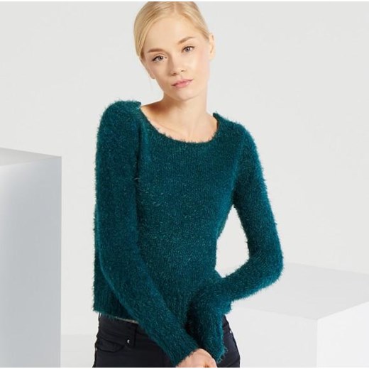 Sweter reserved zielony zima