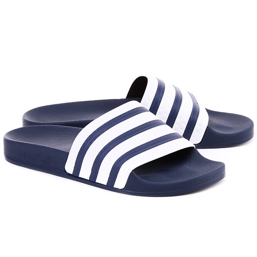 ADIDAS Adilette - Granatowe Piankowe Klapki Męskie - G16220 mivo niebieski basen