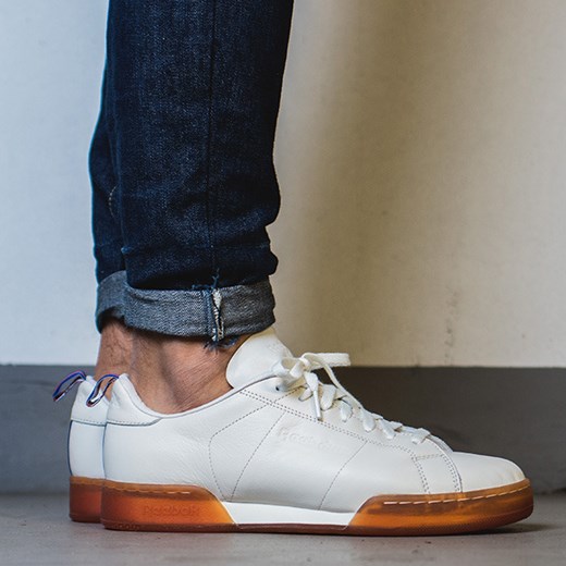 BUTY REEBOK NPC ENH GUM V67403 sneakerstudio-pl szary skóra