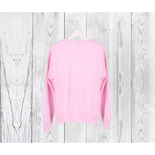 Bluza Guns Pink magiazakupow-com rozowy Bluzy z nadrukiem damskie