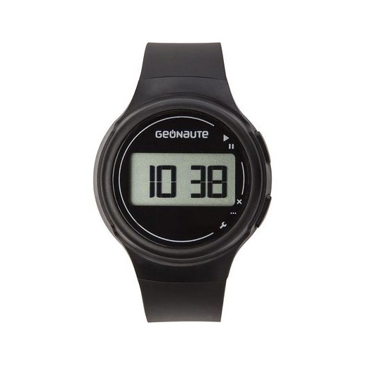 Zegarek ze stoperem W100 S decathlon czarny