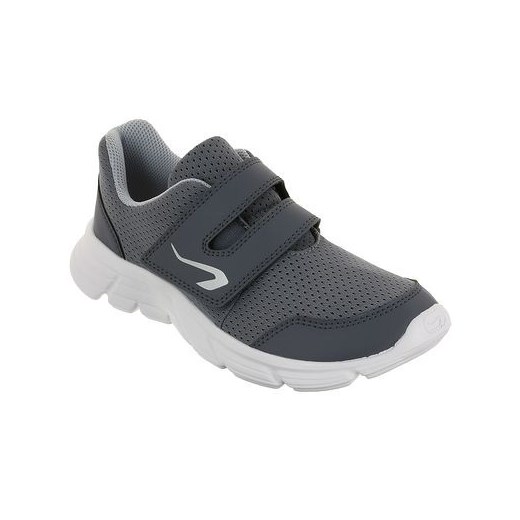 BUTY EKIDEN ONE KID SZARE decathlon szary Buty chłopięce do biegania
