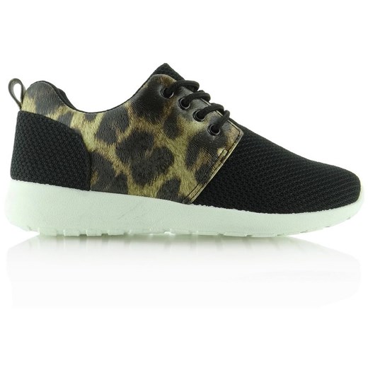 Buty sportowe fluksy dual R-89 Czarne - leopard kupbuty-com czarny lato