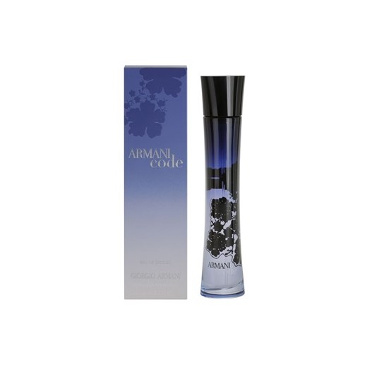 Armani Code Woman woda perfumowana dla kobiet 75 ml  + do każdego zamówienia upominek. iperfumy-pl niebieski damskie