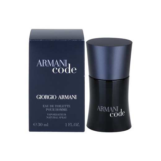 Armani Code woda toaletowa dla mężczyzn 30 ml  + do każdego zamówienia upominek. iperfumy-pl szary męskie
