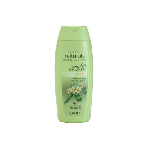 Avon Naturals Herbal szampon regenerujący z rumiankiem (Herbal Care and Repair Shampoo) 250 ml + do każdego zamówienia upominek. iperfumy-pl zielony