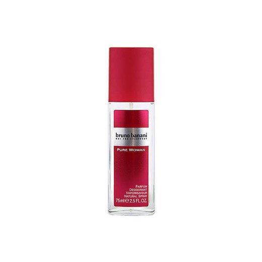 Bruno Banani Pure Woman dezodorant z atomizerem dla kobiet 75 ml + do każdego zamówienia upominek. iperfumy-pl czerwony damskie