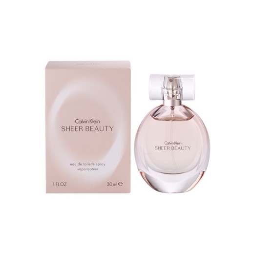 Calvin Klein Sheer Beauty woda toaletowa dla kobiet 30 ml  + do każdego zamówienia upominek. iperfumy-pl szary damskie