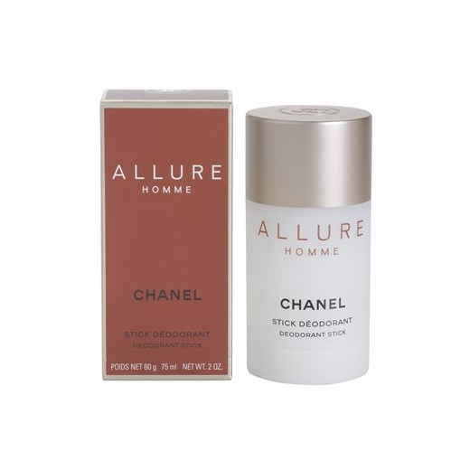 Chanel Allure Homme dezodorant w sztyfcie dla mężczyzn 75 ml  + do każdego zamówienia upominek. iperfumy-pl brazowy męskie