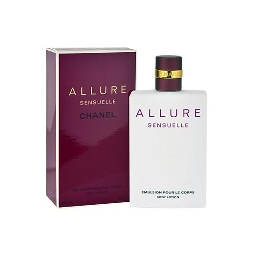 Chanel Allure Sensuelle mleczko do ciała dla kobiet 200 ml  + do każdego zamówienia upominek. iperfumy-pl czerwony damskie