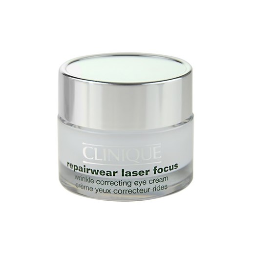 Clinique Repairwear Laser Focus przeciwzmarszczkowy krem pod oczy  do wszystkich rodzajów skóry (Wrinkle Correcting Eye Cream) 15 ml + do każdego zamówienia upominek. iperfumy-pl szary przeciwzmarszczkowy
