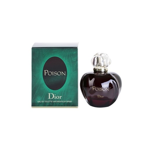 Dior Poison Poison Eau de Toilette (1985) woda toaletowa dla kobiet 50 ml  + do każdego zamówienia upominek. iperfumy-pl zielony oryginalne