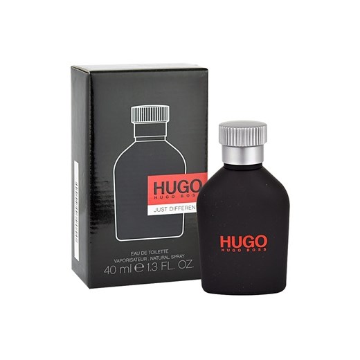 Hugo Boss Hugo Just Different woda toaletowa dla mężczyzn 40 ml  + do każdego zamówienia upominek. iperfumy-pl czarny balowe