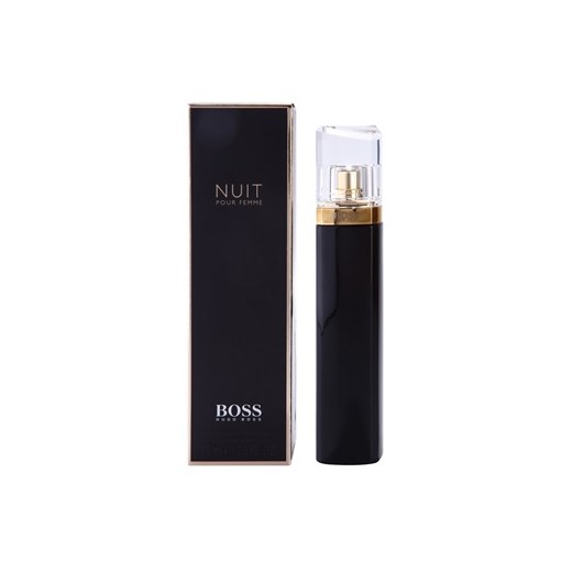 Hugo Boss Boss Nuit Pour Femme woda perfumowana dla kobiet 75 ml  + do każdego zamówienia upominek. iperfumy-pl czarny damskie