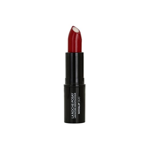 La Roche-Posay Novalip Duo szminka regenerująca do wrażliwych i suchych ust. odcień 198 (Lipstick) 4 ml + do każdego zamówienia upominek. iperfumy-pl czarny