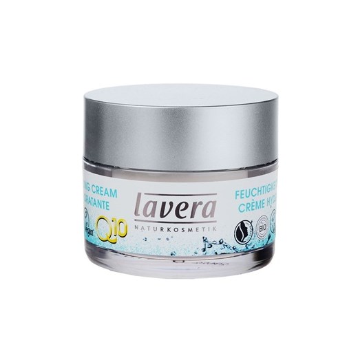 Lavera Basis Sensitiv Q10 krem nawilżający przeciw zmarszczkom (Moisturizing Cream Bio Jojoba and Bio Aloe Vera) 50 ml + do każdego zamówienia upominek. iperfumy-pl szary krem nawilżający