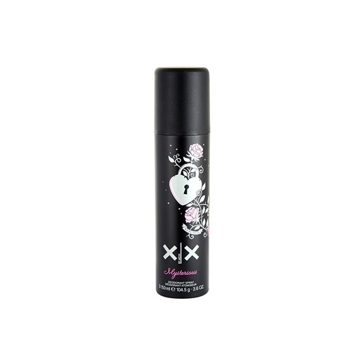 Mexx XX By Mexx Mysterious dezodorant w sprayu dla kobiet 150 ml  + do każdego zamówienia upominek. iperfumy-pl szary damskie