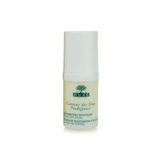 Nuxe Creme Prodigieuse nawilżająco - odżywczy krem pod oczy (Anti-Fatigue Moisturizing Eye Cream) 15 ml + do każdego zamówienia upominek. iperfumy-pl zielony krem nawilżający