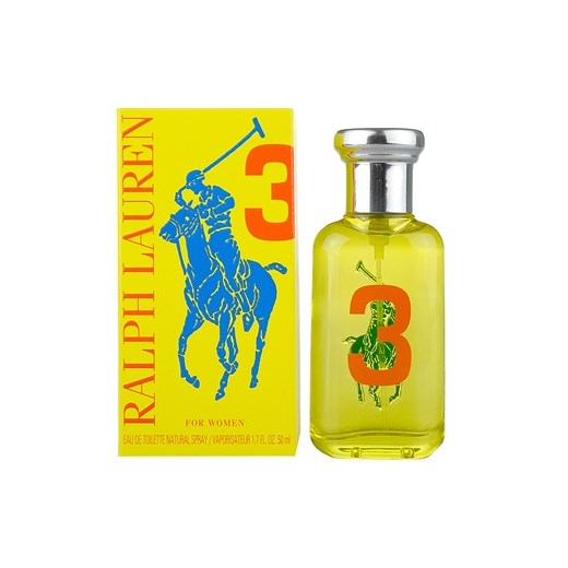 Ralph Lauren The Big Pony Woman 3 Yellow woda toaletowa dla kobiet 50 ml  + do każdego zamówienia upominek. iperfumy-pl zielony damskie