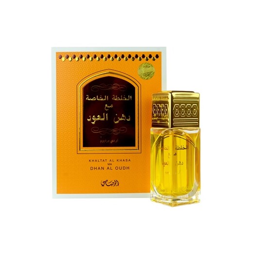 Rasasi Khaltat Al Khasa Ma Dhan Al Oudh woda perfumowana unisex 50 ml + do każdego zamówienia upominek. iperfumy-pl zolty