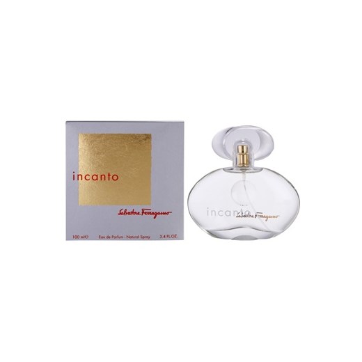 Salvatore Ferragamo Incanto woda perfumowana dla kobiet 100 ml  + do każdego zamówienia upominek. iperfumy-pl szary damskie