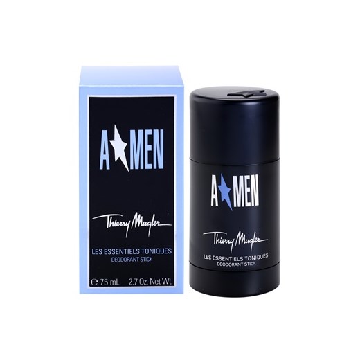 Thierry Mugler A*Men dezodorant w sztyfcie dla mężczyzn 75 ml  + do każdego zamówienia upominek. iperfumy-pl czarny męskie