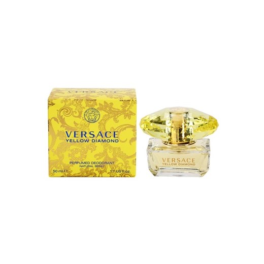 Versace Yellow Diamond dezodorant z atomizerem dla kobiet 50 ml  + do każdego zamówienia upominek. iperfumy-pl zielony damskie