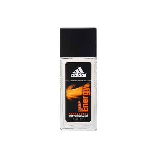 Adidas Deep Energy dezodorant z atomizerem dla mężczyzn 75 ml  + do każdego zamówienia upominek. iperfumy-pl czarny męskie